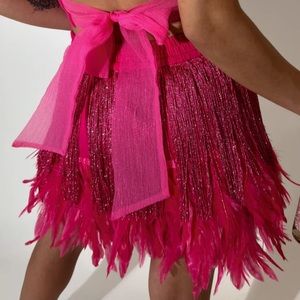 Au darling feather sparkle skirt